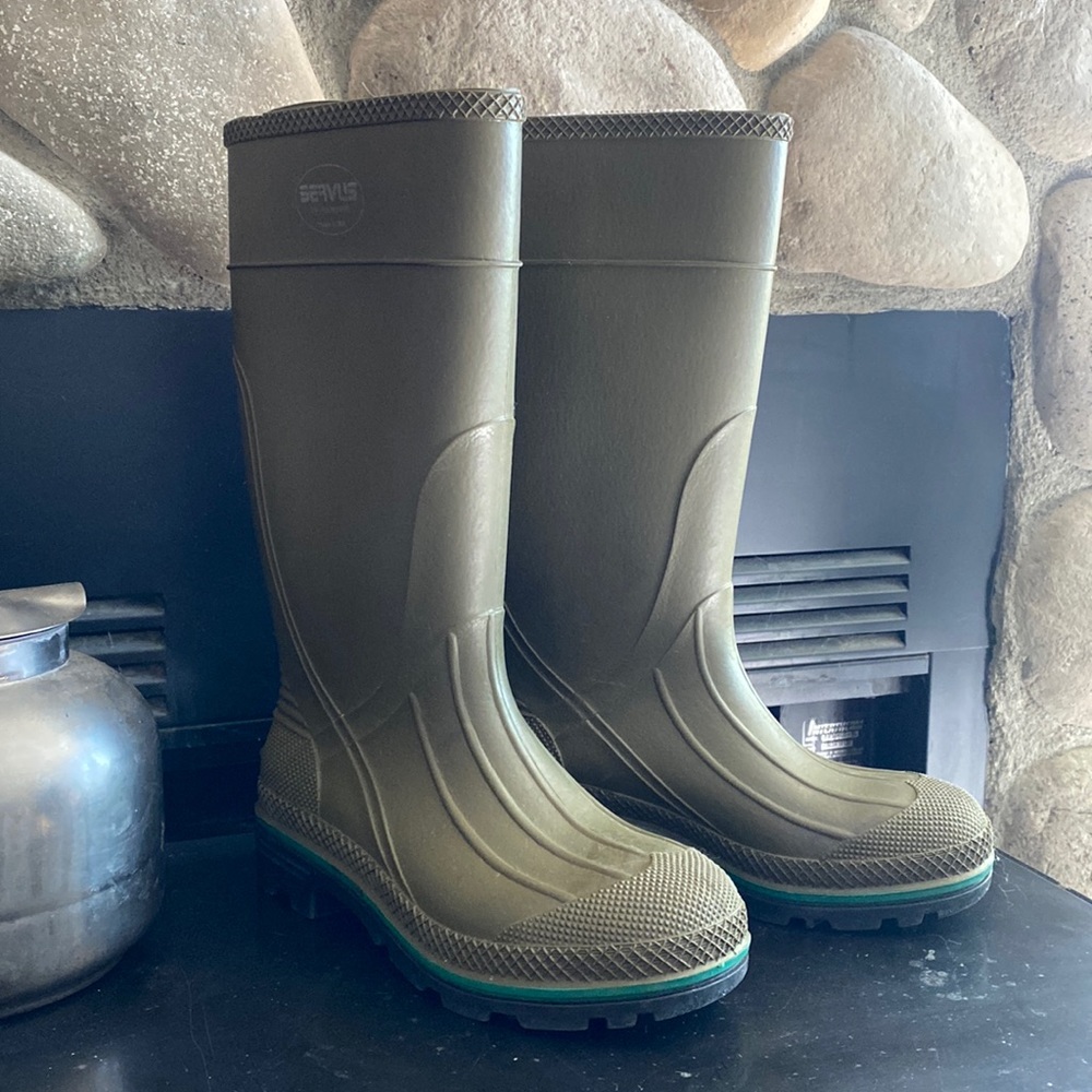Servus By Honeywell Green Rain Boots | 6